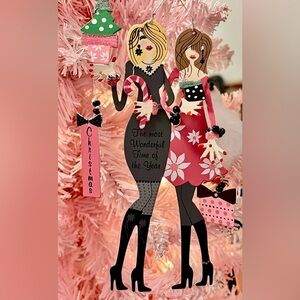 Chic Girlfriends Christmas Ornament – Fashion Holiday Decor